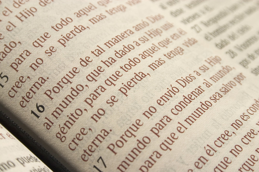 John 3:16 in Spanish Bible – Evangelical Baptist Church of Hostafrancs